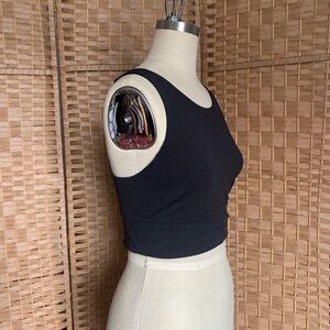 Lululemon long line high neck bra sz8 strappy black align